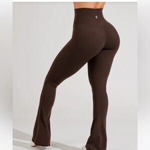 New Without Tags - BuffBunny Foxy Flare Leggings - Brown